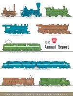 PRR Annual Report Color Cover ~ 1962